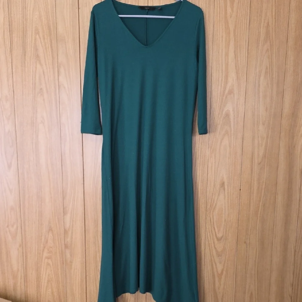 G.I.L.I. Green Long Sleeve Dress - Picture 1 of 7